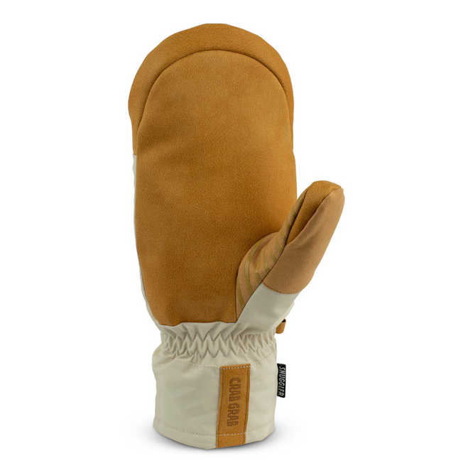 Womens Snuggler Mitt Creme und Tan