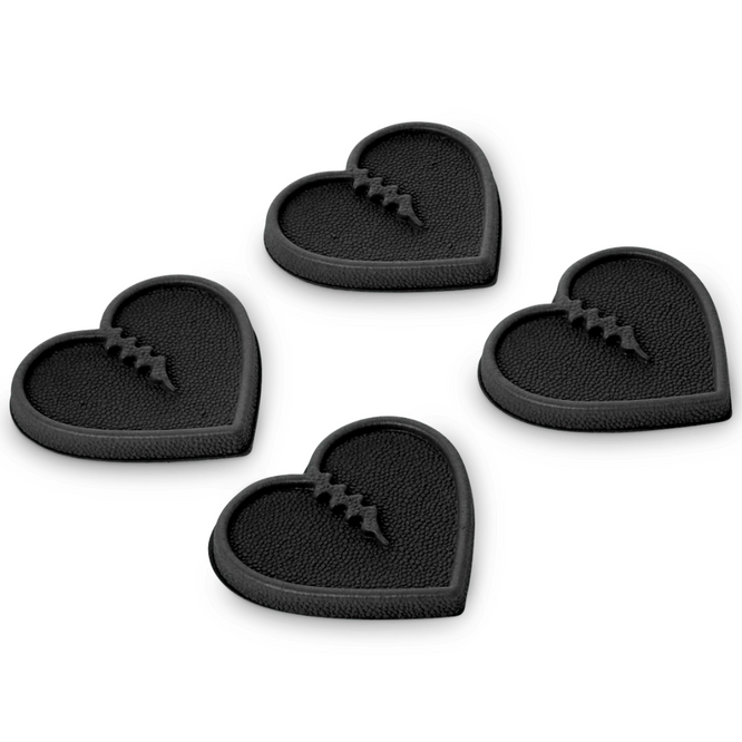 Mini Hearts Schwarz