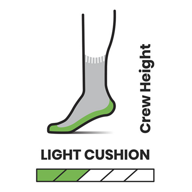 Light Cushion Crew Hike Socken Great Excursion Multi Colour