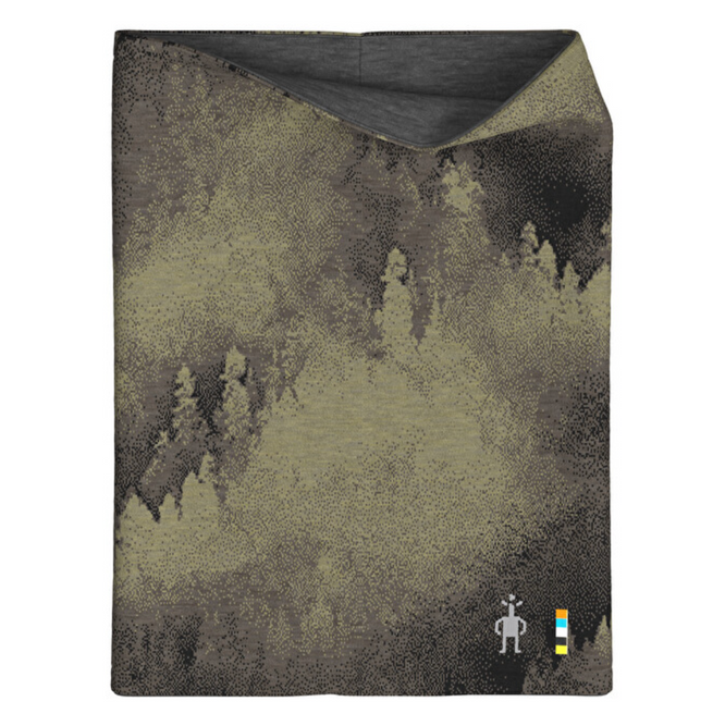 Thermal Merino Reversible Buff North Woods Foggy Pines