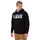 Klassischer Pullover Hoodie Cement Heather/Schwarz