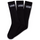 Classic Crew Socks 3 Pack Black/ Grey/ white