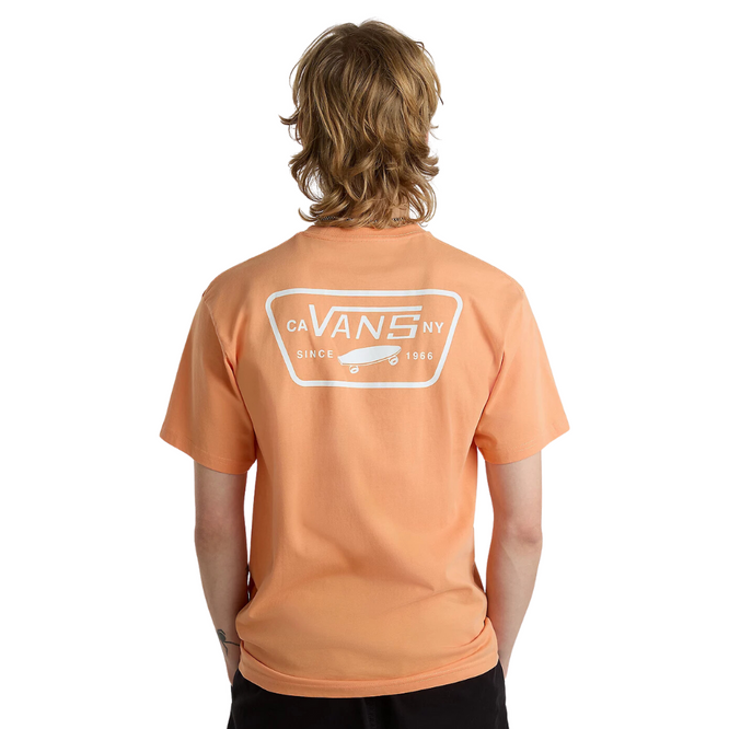 Full Patch Back Tee Copper Tan/ Weiß