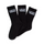 Kinder Classic Crew Rox Socken 3er-Pack schwarz