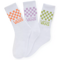 Classic Check Crew Socken für Damen 3er-Pack Leaf Green