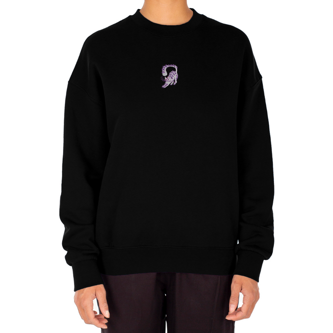 Catty Crewneck für Damen Schwarz