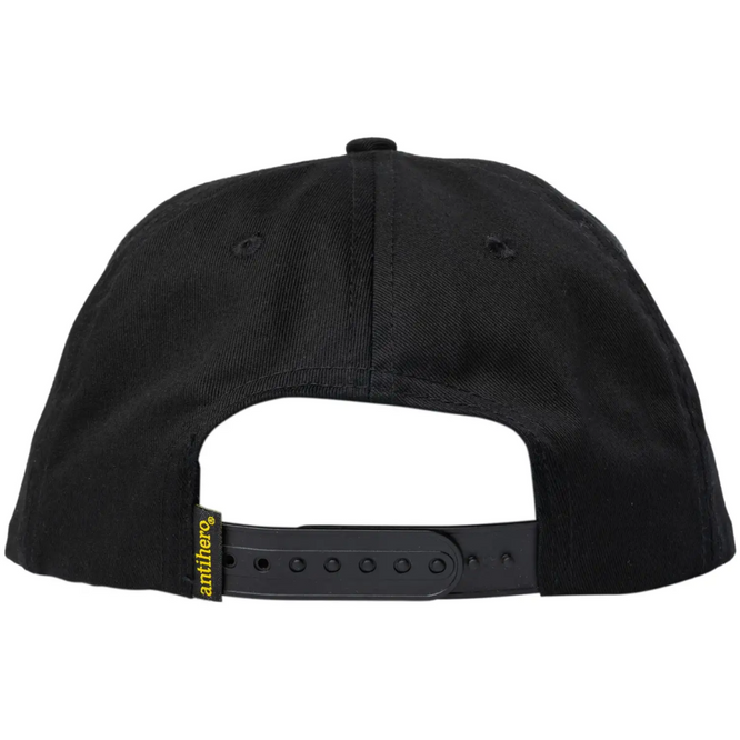 Eagle Round Einstellbare Snapback Kappe Schwarz