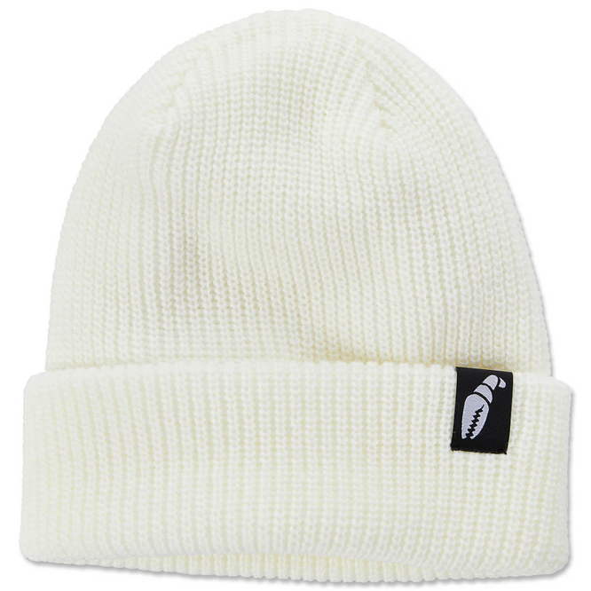 Claw Label Beanie Weiß