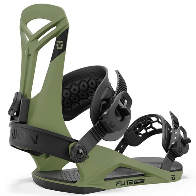 Flite Pro Olive Green 2025 Snowboard Bindungen