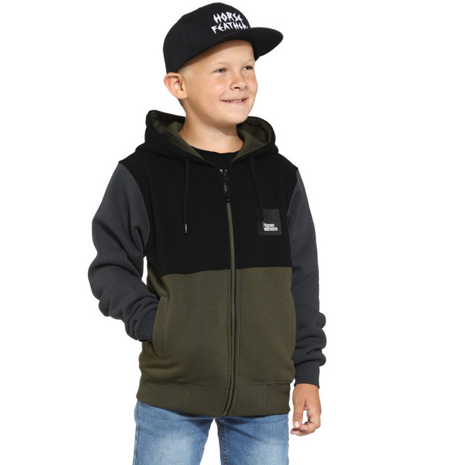 Kinder Jordan II Hoodie Gebrannte Olive