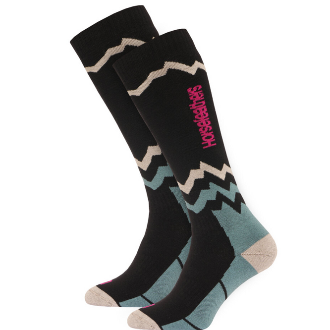 Womens Mitzi Snowboard Socken Schwarz