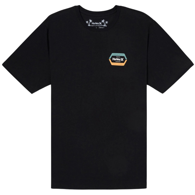 Everyday Split T-shirt Schwarz Heather