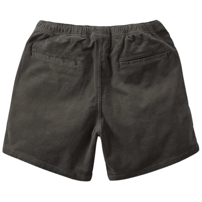 Cord Local Shorts Black Wash