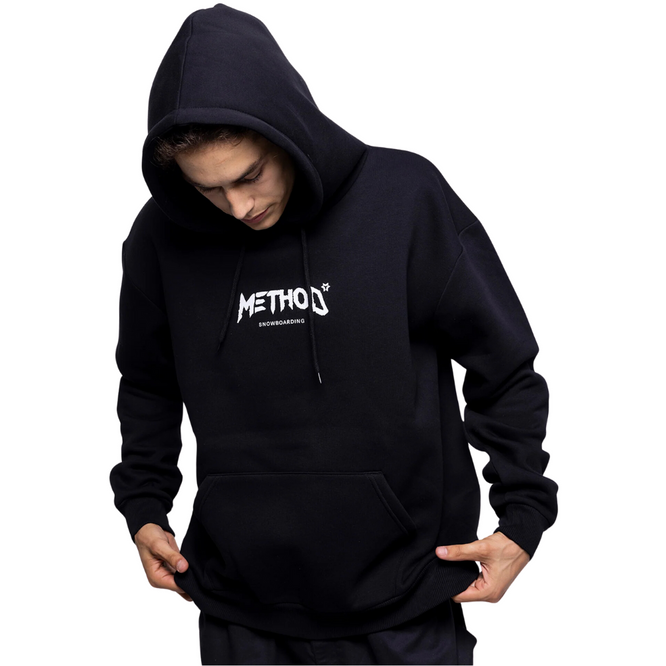 Snowboarding Hoodie Schwarz