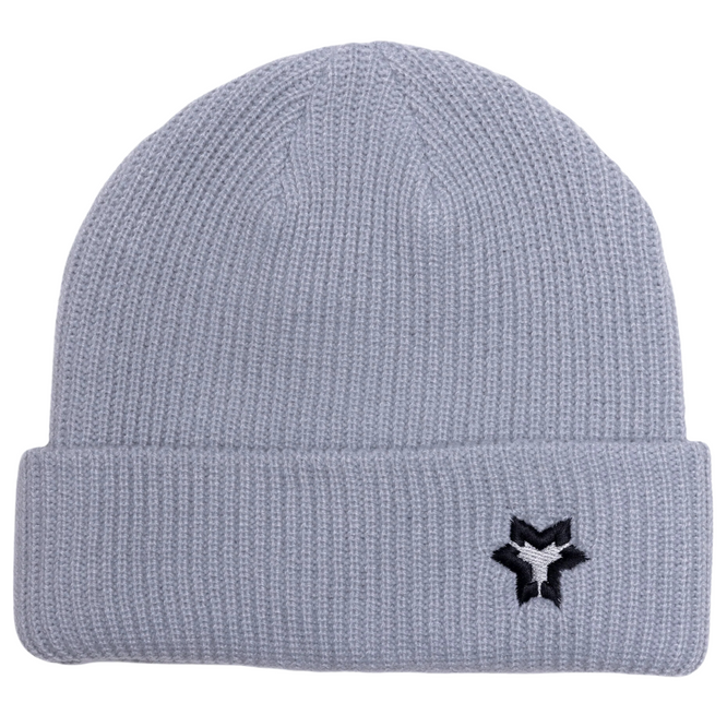 Star Beanie Grau