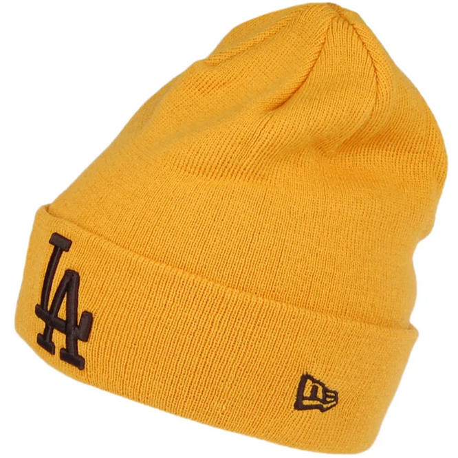 Kinder LA Dodgers wesentliche Manschette Beanie gelb/schwarz