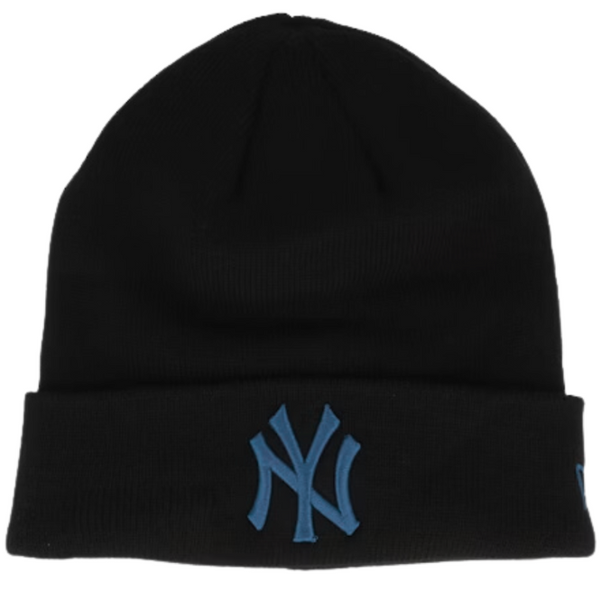 Kinder New York Yankees wesentliche Manschette Beanie schwarz/blau