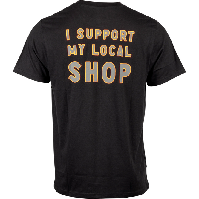 Support Local T-Shirt Schwarz