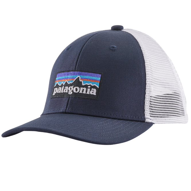 Kinder Trucker Hut P-6 Logo: Marineblau