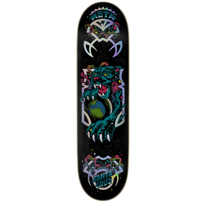 Asta Space Cat VX Schwarz 8,25" Skateboard Deck