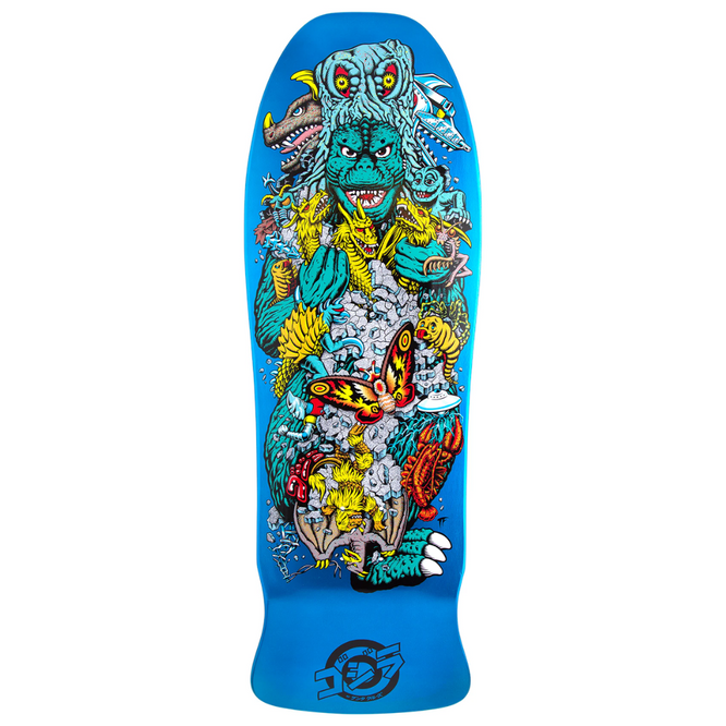 Godzilla Kaiju Roskopp Blau 10.125" Skateboard Deck