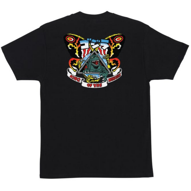 Godzilla Natas Mothra T-Shirt Schwarz