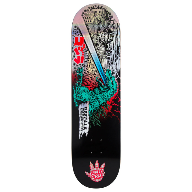 Godzilla O'Brien Reaper Schwarz 8,25" Skateboard Deck