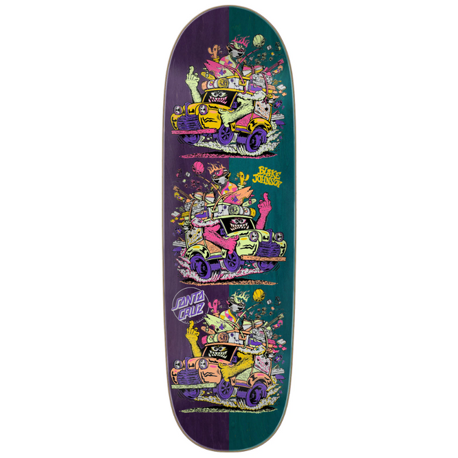 Johnson Beastwagon Crew Pro Shaped Egg 8.8" Skateboard Deck