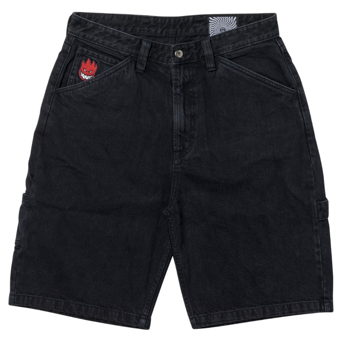 Bighead Fill Denim Schwarz Shorts