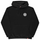 Klassischer Swirl Hoodie Schwarz