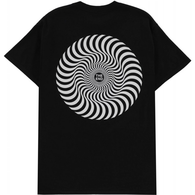 Classic Swirl T-Shirt Schwarz/Weiß