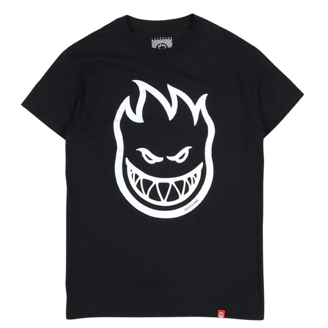 Kinder Bighead T-shirt Schwarz/Weiß