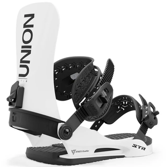 STR White 2025 Snowboard-Bindungen