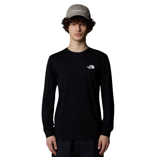 Redbox Langarm T-Shirt TNF Schwarz