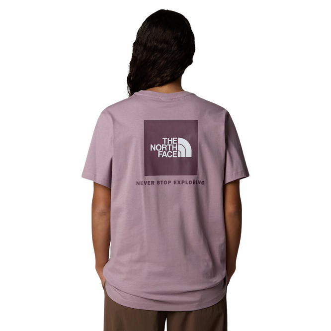 Entspanntes Redbox T-Shirt für Frauen Lila Kreide/Midnight Mauve