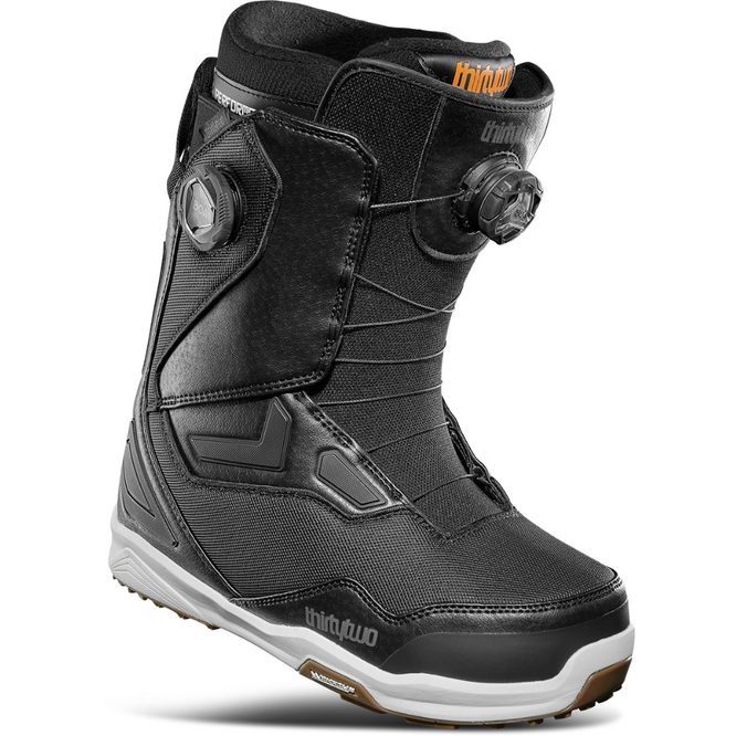 TM-2 Double Boa Schwarz/Weiß/Gum 2025 Snowboardschuh