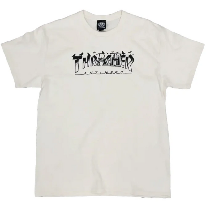 Thrasher x Antihero Pigeon Mag T-shirt Natural