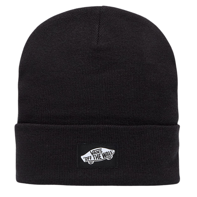 Classic Tall Beanie mit Bündchen Schwarz