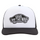 Kinder Classic Patch gebogene Rechnung Trucker Cap schwarz