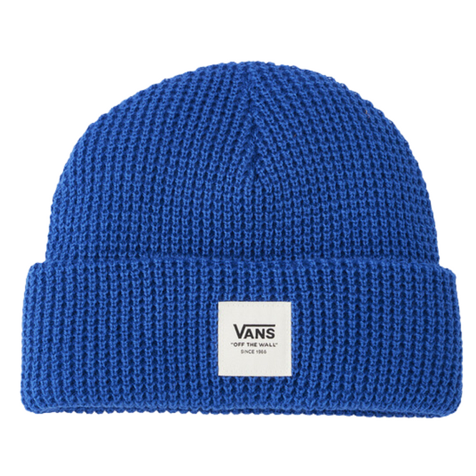 Kinder Waffelmanschette Beanie True Blue