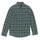 Kids Caden Plaid Longsleeve Shirt Navy