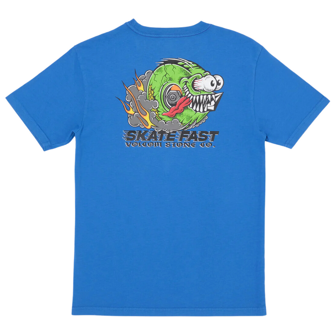 Kinder Skate Fast T-Shirt Patriot Blau